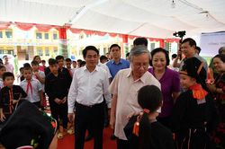 Khánh thành lớp học được Vietcombank tài trợ 3 tỷ đồng tại Yên Bái