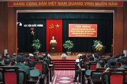 Cuộc vận động góp phần xây dựng Học viện Quốc phòng chính quy, tiên tiến, mẫu mực