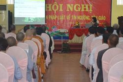 Phổ biến pháp luật tín ngưỡng, tôn giáo cho 200 chức sắc, chức việc tại Khánh Hòa
