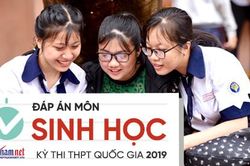 Đáp án tham khảo môn Sinh học thi THPT quốc gia 2019 tất cả mã đề