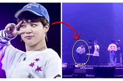 'Thánh vũ đạo' Jimin cũng có lúc lật đật quên mất vị trí của mình trên sân khấu khiến BTS cười bò