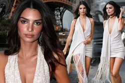 'Chân dài' 9x Emily Ratajkowski váy ngắn dáng thon hút hồn ở Paris