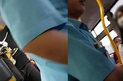 Phạt 200.000 đồng nam thanh niên 'tự sướng' trên xe bus