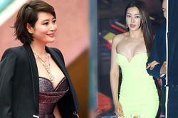 Kim Hye Soo ngực đầy đọ sắc nóng bỏng với Hoa hậu Hàn Quốc
