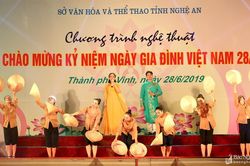 Nghệ An tổ chức chương trình nghệ thuật chào mừng Ngày Gia đình Việt Nam