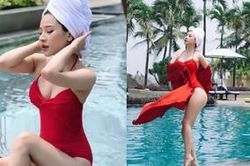 Vợ cũ Hồ Quang Hiếu tái xuất sau trầm cảm hôn nhân, hở bạo và khoe body siêu nóng bỏng