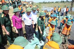 Gia Viễn diễn tập phòng chống thiên tai và tìm kiếm cứu nạn năm 2019