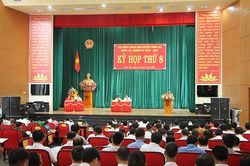 Kỳ họp thứ 8, HĐND huyện Sông Mã khóa XX, nhiệm kỳ 2016 - 2021