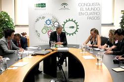 Chủ tịch UBND tỉnh làm việc với Cục Xúc tiến thương mại đầu tư vùng Andalucia, Tây Ban Nha