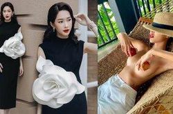 Đặng Thu Thảo kín như bưng, Minh Triệu lại khiến fan 'thở gấp' vì quá gợi cảm