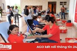 Ngày hội hiến máu 'Giọt hồng An Giang'
