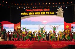 Chương trình nghệ thuật 'Quảng Bình khúc hát tự hào'