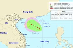 Xuất hiện vùng áp thấp trên Biển Đông