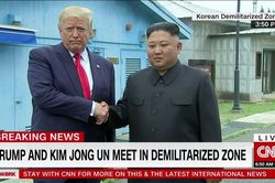 Tổng thống Trump và nhà lãnh đạo Kim Jong-un nói gì khi bắt tay ở DMZ?