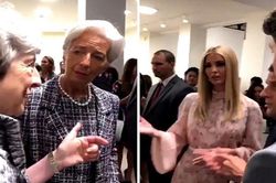Ivanka Trump 'lạc lõng' trò chuyện với lãnh đạo G20