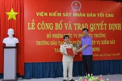Trường đào tạo, bồi dưỡng nghiệp vụ kiểm sát tại TP Hồ Chí Minh có tân Phó hiệu trưởng