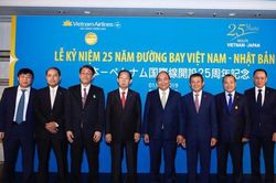 Thủ tướng dự lễ kỷ niệm 25 năm đường bay Việt Nam - Nhật Bản