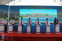 Khởi công Dự án Đập dâng hạ lưu sông Trà Khúc