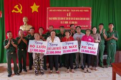 Bộ đội Biên phòng TP HCM chung sức xây dựng nông thôn mới
