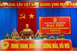 123 đại biểu dự Đại hội thi đua 'Cựu chiến binh gương mẫu' thành phố Pleiku, giai đoạn 2014-2019