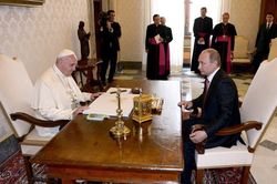 Tổng thống Nga Putin lần thứ 3 gặp Giáo hoàng Francis