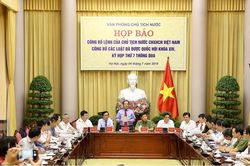 Công bố 7 luật đã được Quốc hội khóa XIV thông qua tại kỳ họp thứ 7