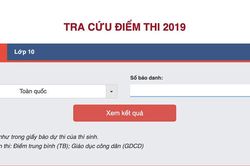 Tra cứu điểm thi THPT quốc gia năm 2019 trên VietNamNet