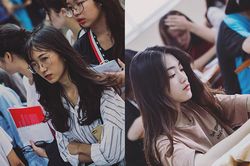 Ngẩn ngơ trước 'thiên đường' toàn trai xinh, gái đẹp dự thi năng khiếu ở ĐH Kiến trúc Hà Nội