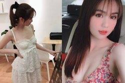 Tò mò với vòng 1 của Ngọc Trinh: Lúc căng 'tràn bờ đê', khi lép kẹp xập xệ?