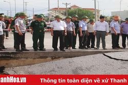 Khẩn trương khắc phục sự cố xói lở đường 513