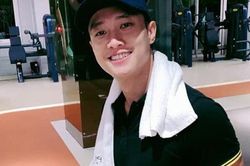 Quốc Trường 'Về nhà đi con' chăm chỉ tập gym để 'lấy sức nuôi vợ sắp đẻ', Bảo Thanh lại vào bình luận khiến dân mạng ngã ngửa