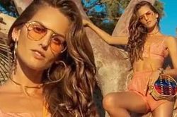 'Chân dài' xứ Samba Izabel Goulart nóng bỏng 'đốt cháy' nắng hè Hy Lạp