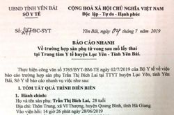 Có thể nguyên nhân do ngộ độc thuốc tê