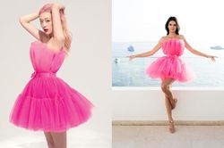 Sulli đẹp như nàng tiên đụng hàng kiểu váy hồng mong manh với chân dài triệu đô Kendall Jenner