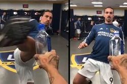 Thách Pogba đá bay nắp chai, Ibrahimovic nhận cú đáp trả cực mạnh