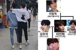 'Produce X 101': Bắt gặp Kim Woo Seok - Lee Jin Woo 'hò hẹn' riêng tư, tiết lộ sơ đồ gia đình siêu đáng yêu
