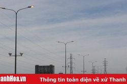 TP Thanh Hóa: Hàng chục bóng đèn cao áp thắp sáng giữa ban ngày