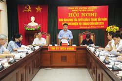 Triển khai nhiệm vụ công tác Tuyên giáo 6 tháng cuối năm