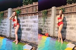 Bảo Thanh 'Về nhà đi con' được khen vòng eo bé hơn Ngọc Trinh