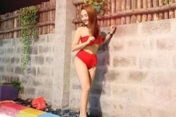 Phát 'sốt' với ảnh bikini của Bảo Thanh