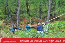 Hương Sơn sẵn sàng lực lượng ứng cứu, ngăn lửa rừng bùng phát trở lại