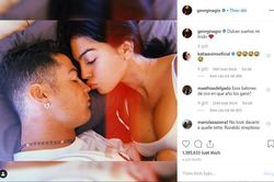 Bạn gái Ronaldo khoe trọn vòng 1, hôn bạn trai lúc đang ngủ