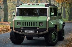 Độc đáo chiếc H-UAZ 'lai' giữa xe quân sự Nga và Hummer Mỹ