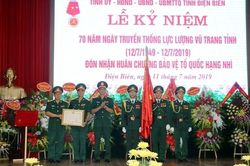Kỷ niệm 70 năm Ngày truyền thống lực lượng vũ trang tỉnh Điện Biên