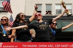 Tuyển nữ Mỹ diễu hành mừng chức vô địch World Cup 2019
