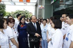 Thủ tướng Nguyễn Xuân Phúc dự Lễ kỷ niệm 50 năm xây dựng và Phát triển Bệnh viện nhi Trung ương