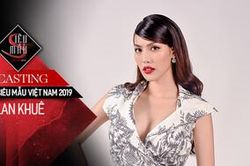 Bầu 6 tháng, Lan Khuê xinh đẹp rạng ngời xuất hiện tại buổi Casting Siêu mẫu Việt Nam 2019