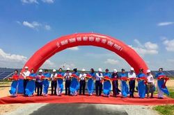Khánh thành nhà máy điện mặt trời 55 triệu USD