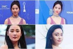 Tiểu hoa trước và sau khi chỉnh sửa ảnh: Lưu Diệc Phi, Triệu Lệ Dĩnh đẹp từ ảnh gốc, Trương Hinh Dư khác xa hoàn toàn với thực tế