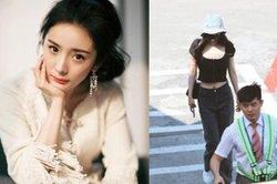 Dương Mịch mặc áo crop-top để lộ vòng eo con kiến bắt mắt làm dân mạng sôi nổi tranh luận